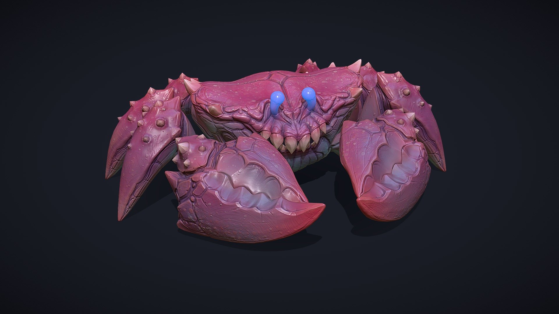 blue-eyed crab