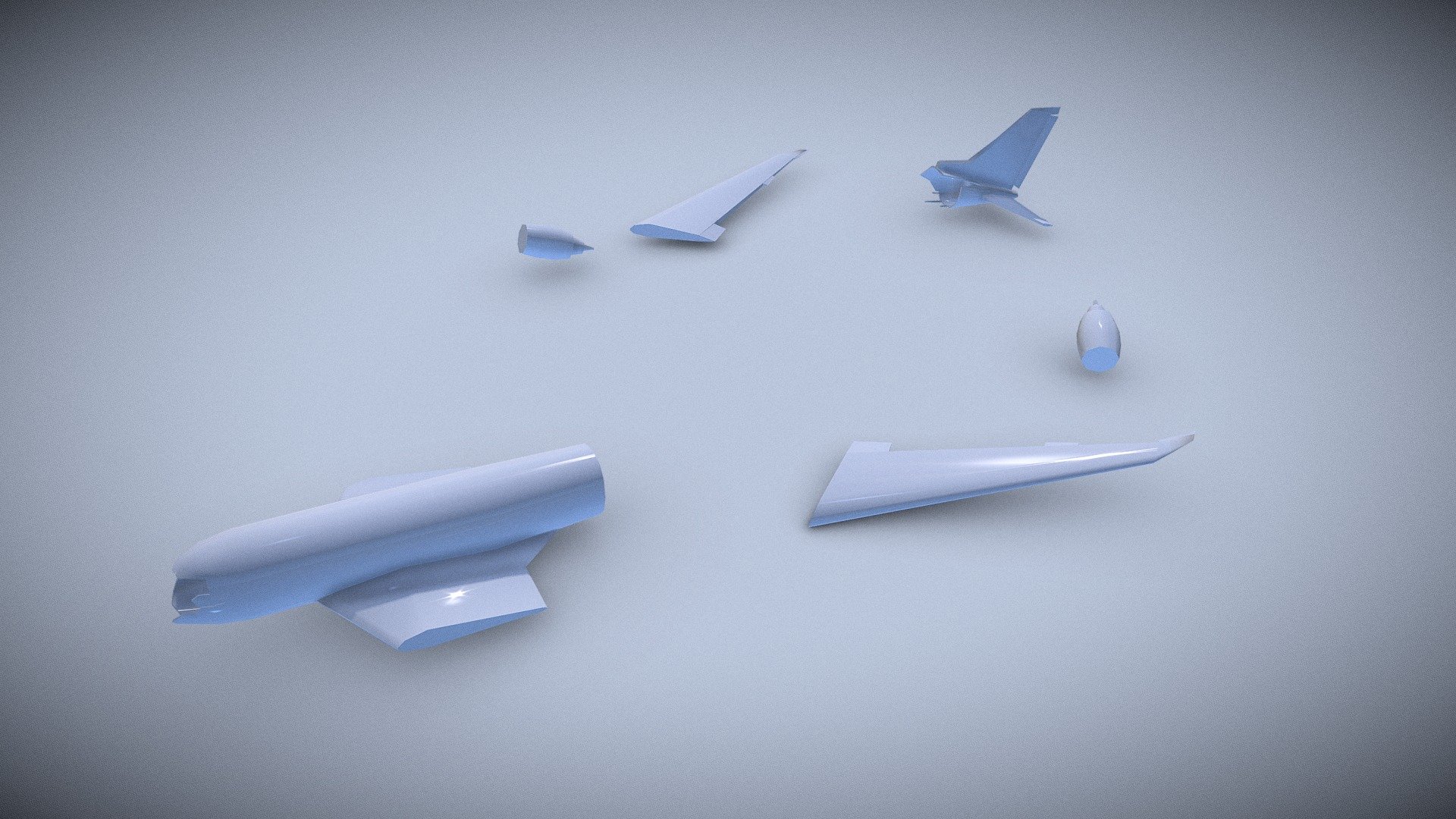 Broken Aircraft Airplane
