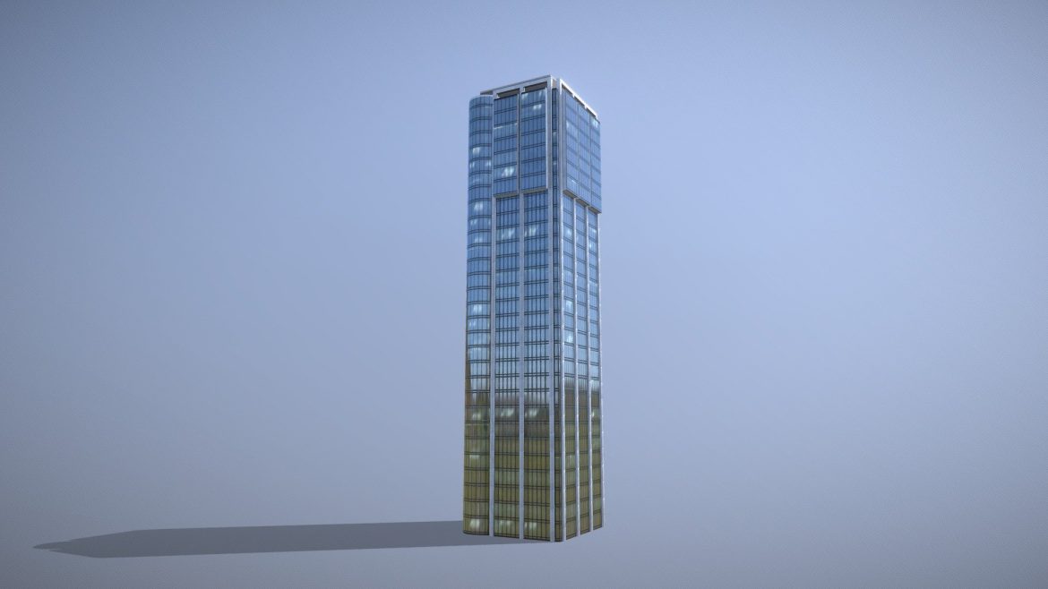 building frankfurt eurotheum 3d model