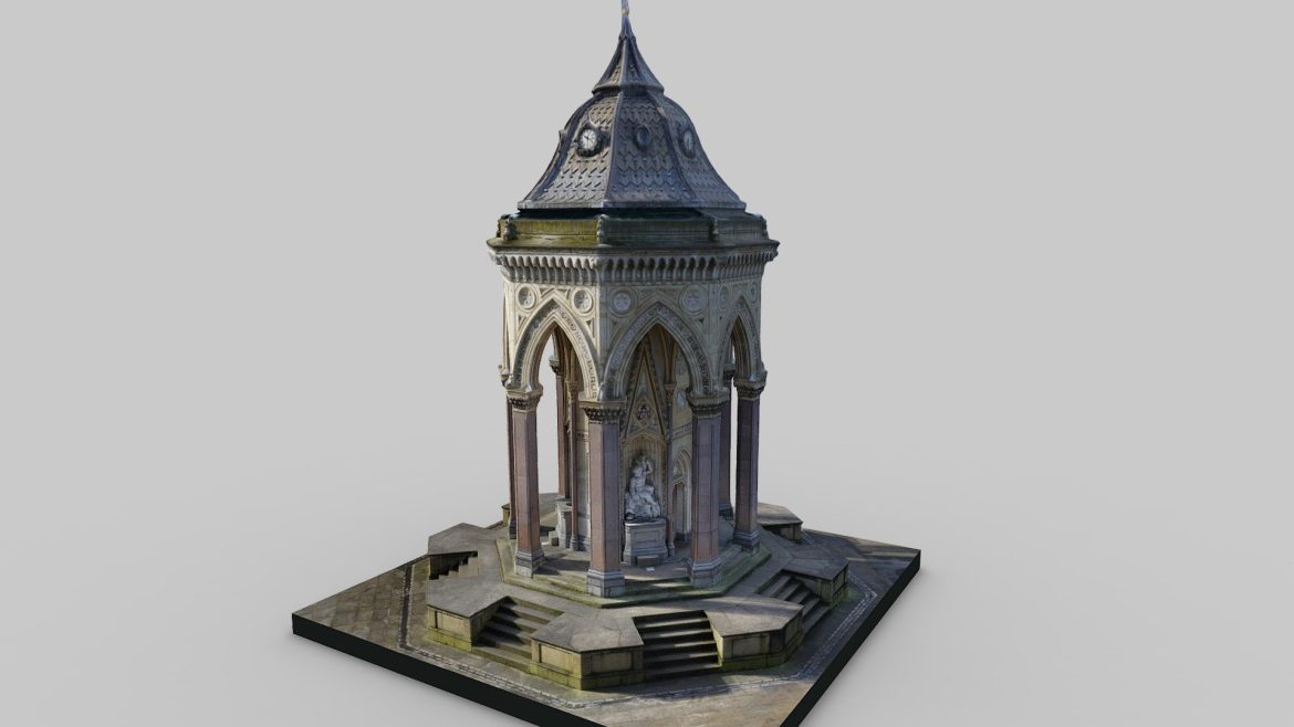 burdett coutts fountain 3d model