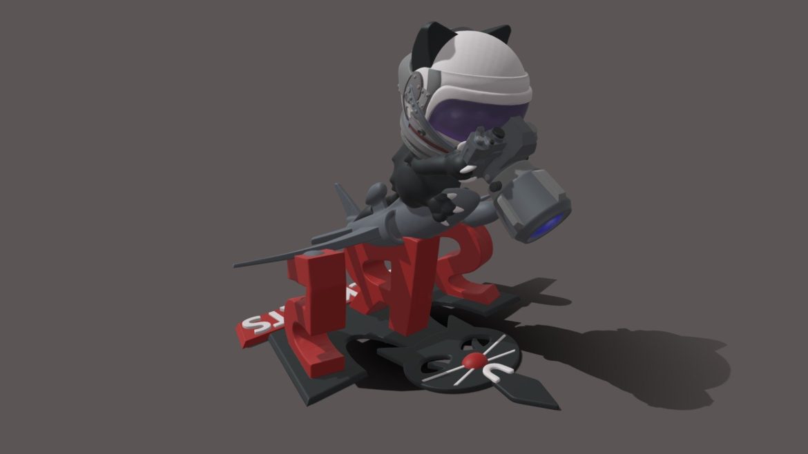 camera kitty takin pics 3d model