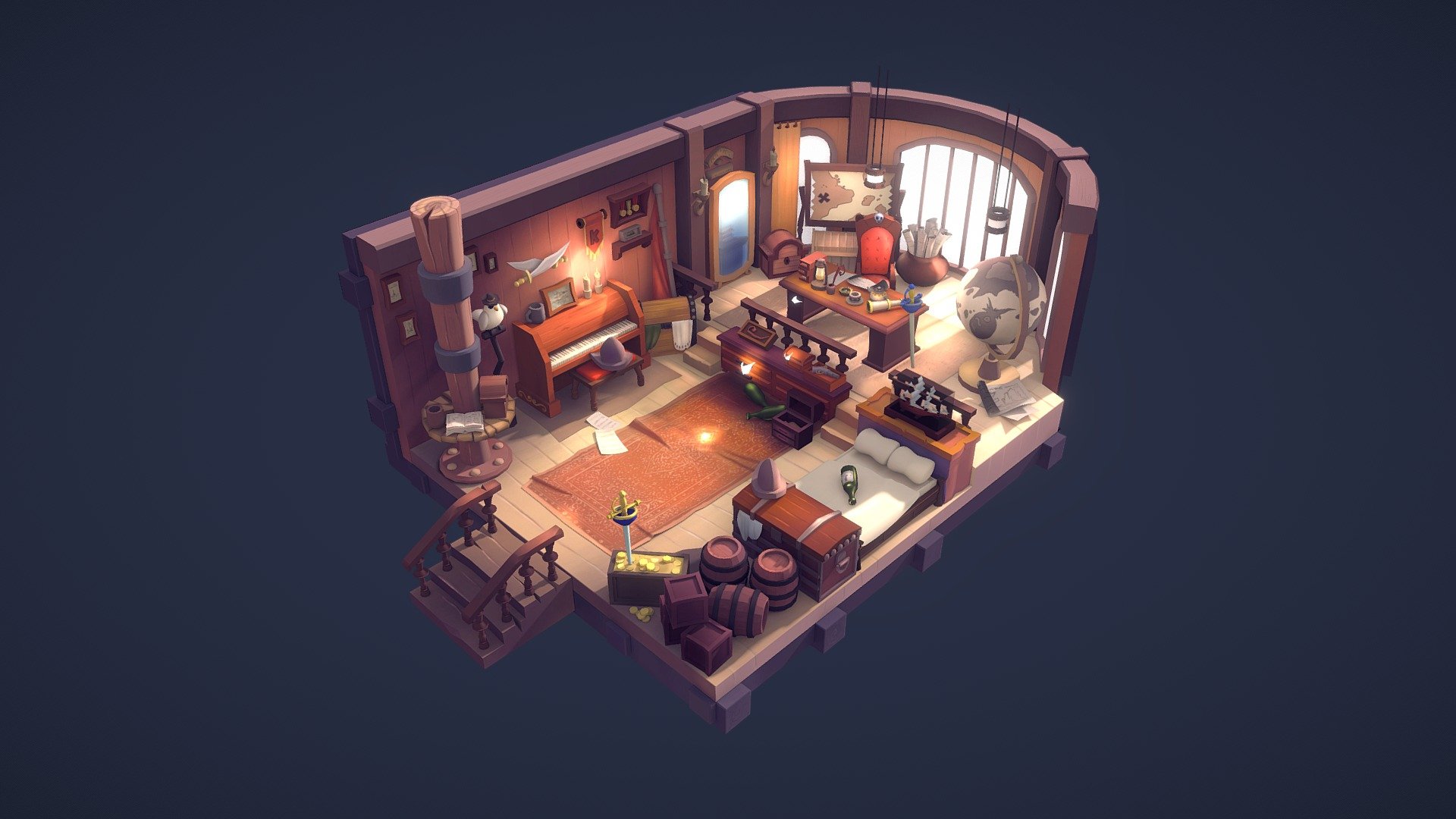 Captain Komodo’s Cabin
