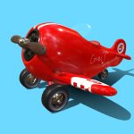 Cartoon airplane