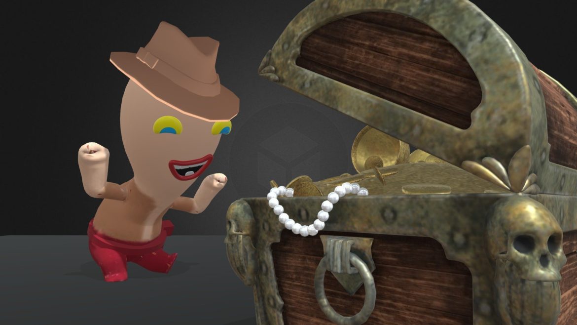 celebrating the treasure 3d model