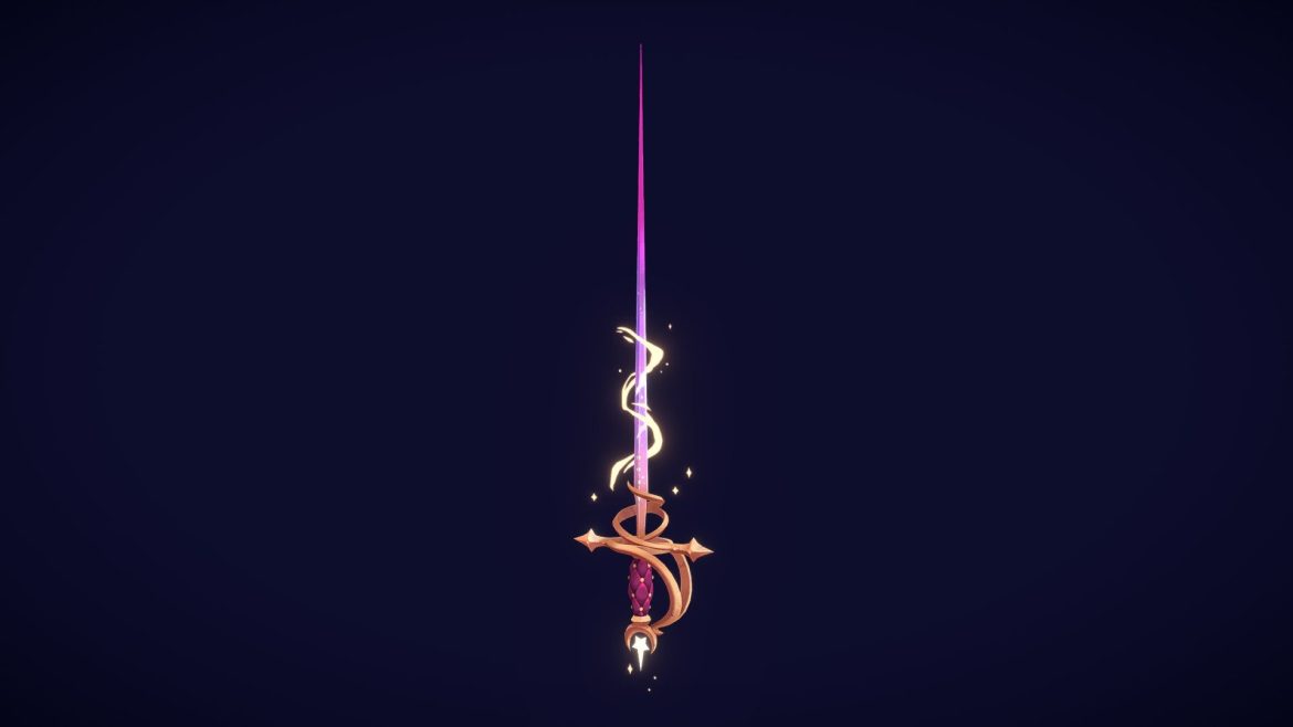 celestial rapier 3d model