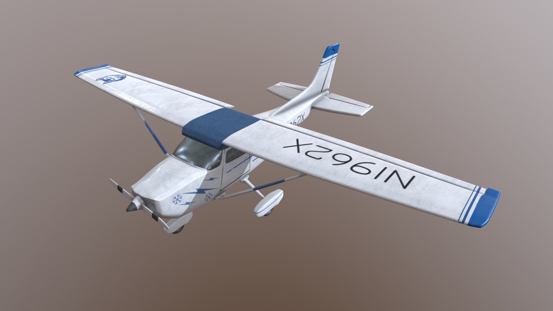 Cessna C-172 bluee design