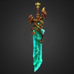 Crystal Sword – Handpainted weapon