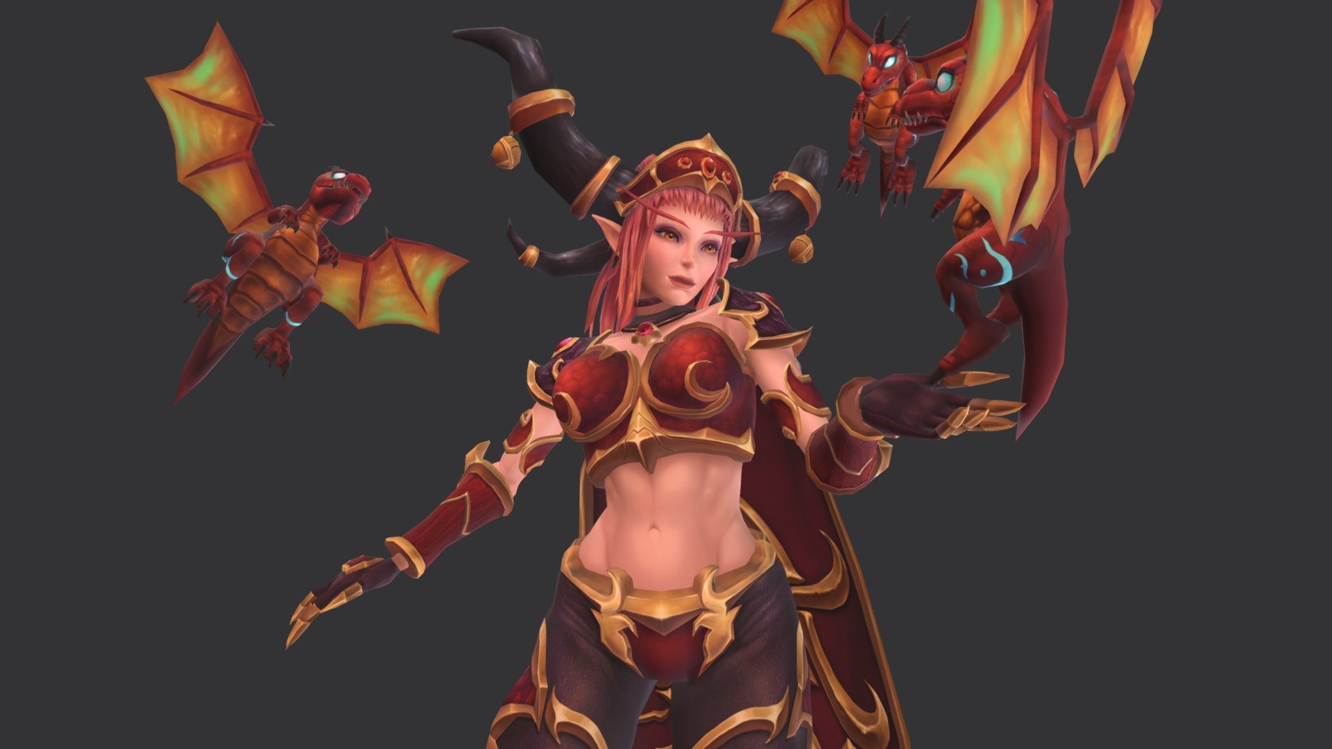 dragon and alexstraza
