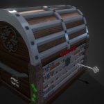 dwarf treasure chest 3d model