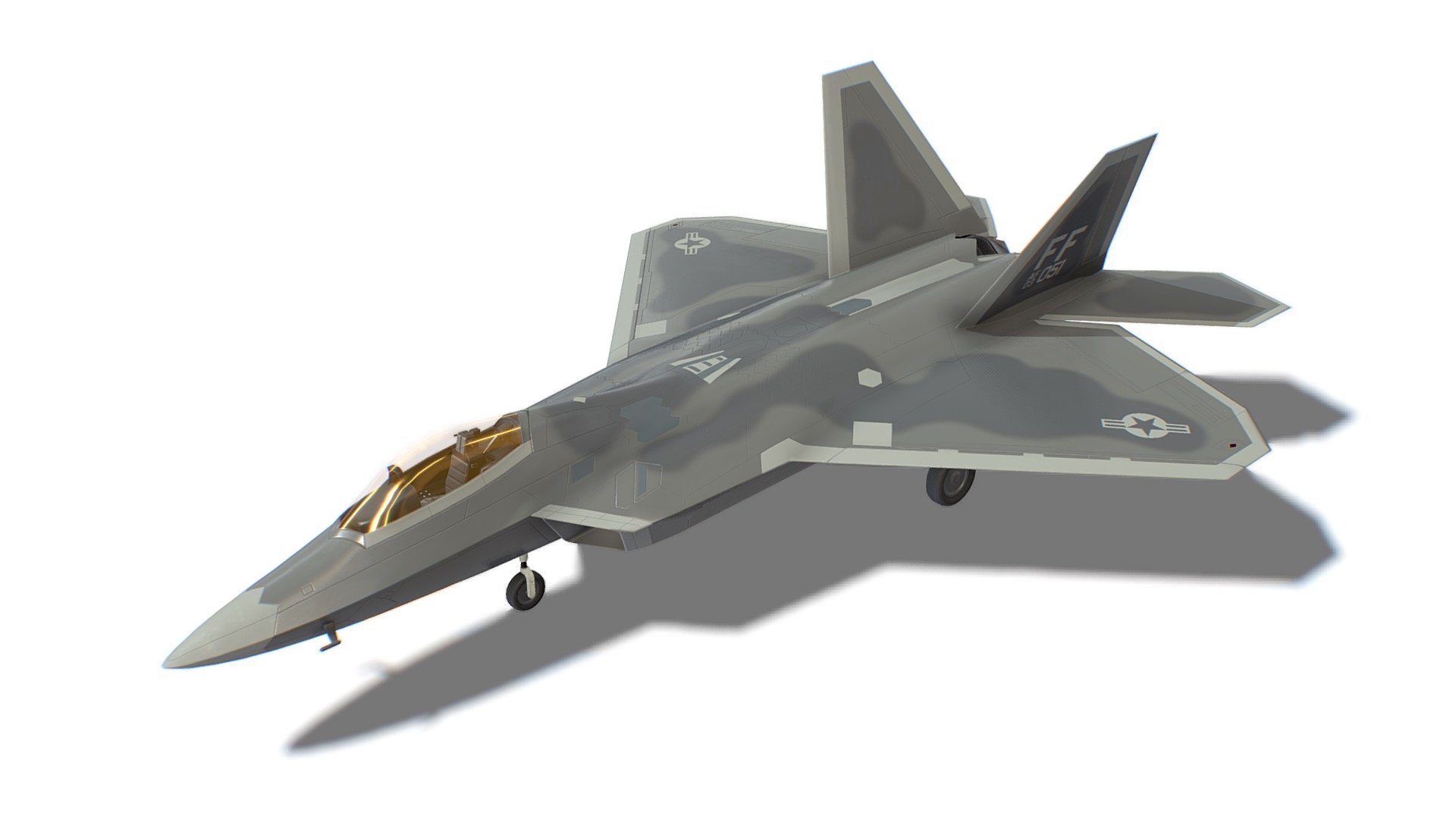 F-22 Raptor Jet Fighter Aircraft