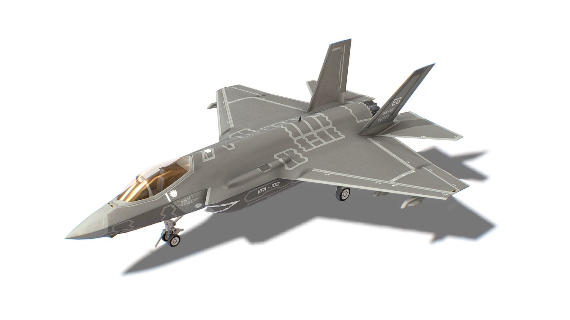 F-35 Lightning Jet Fighter Aircraft
