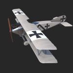 fokker d i 3d model
