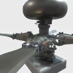 helicopter rotor 3d model