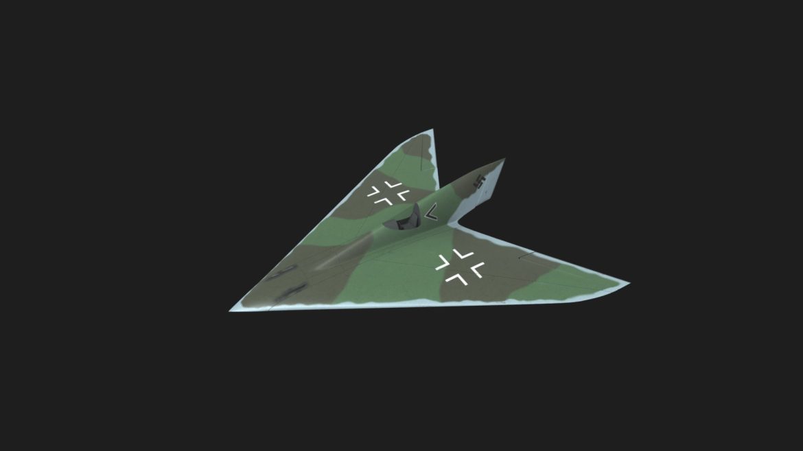 horten ho xiiib 3d model