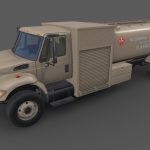 International 7400 Refueler Beige