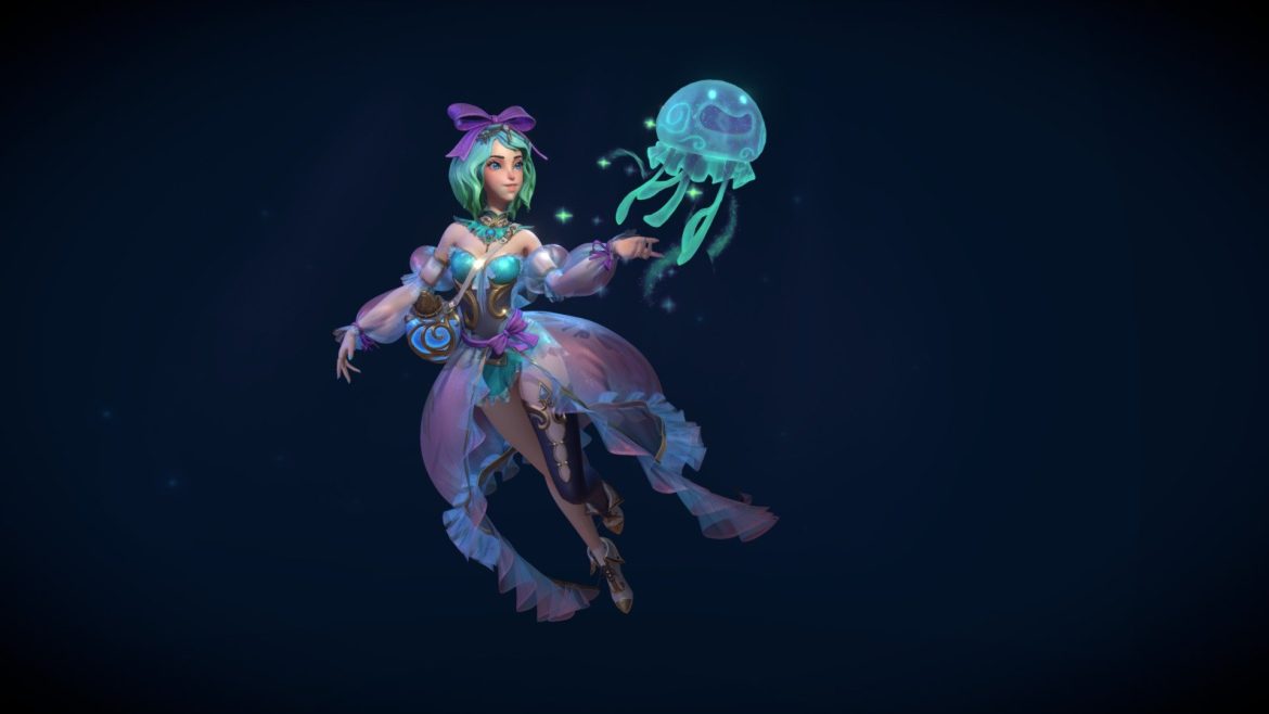 jelly girl 3d model
