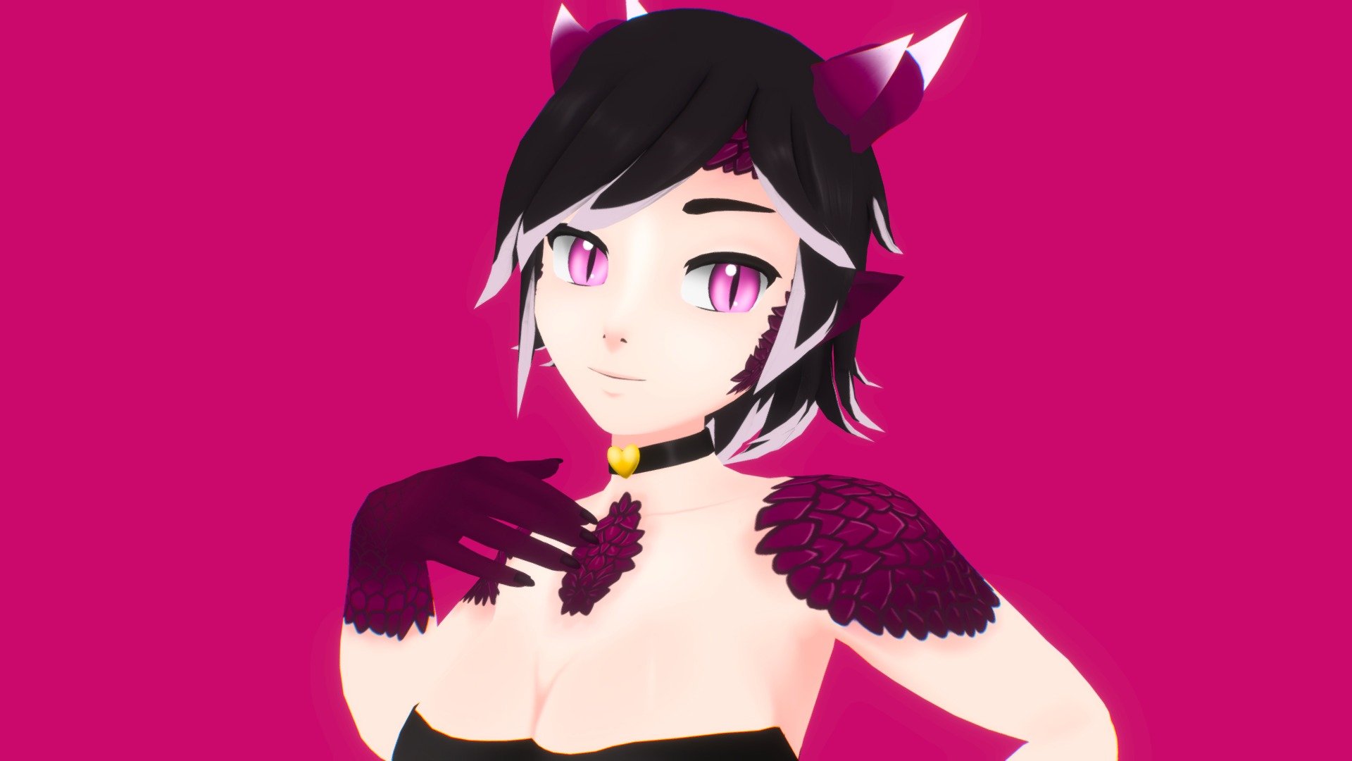 Kana – The Dragon Girl. VRChat Commission