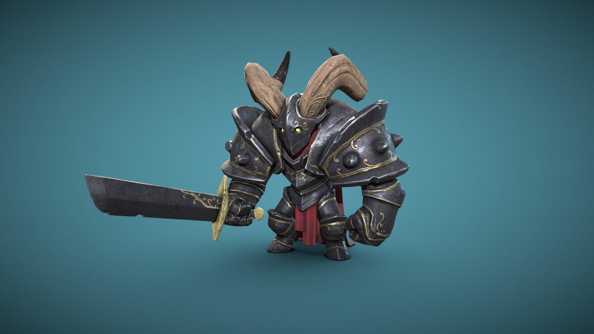 knight substance painter course 3d model