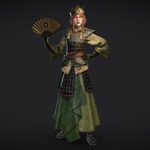 kyoshi warrior suki atla fanart 3d model