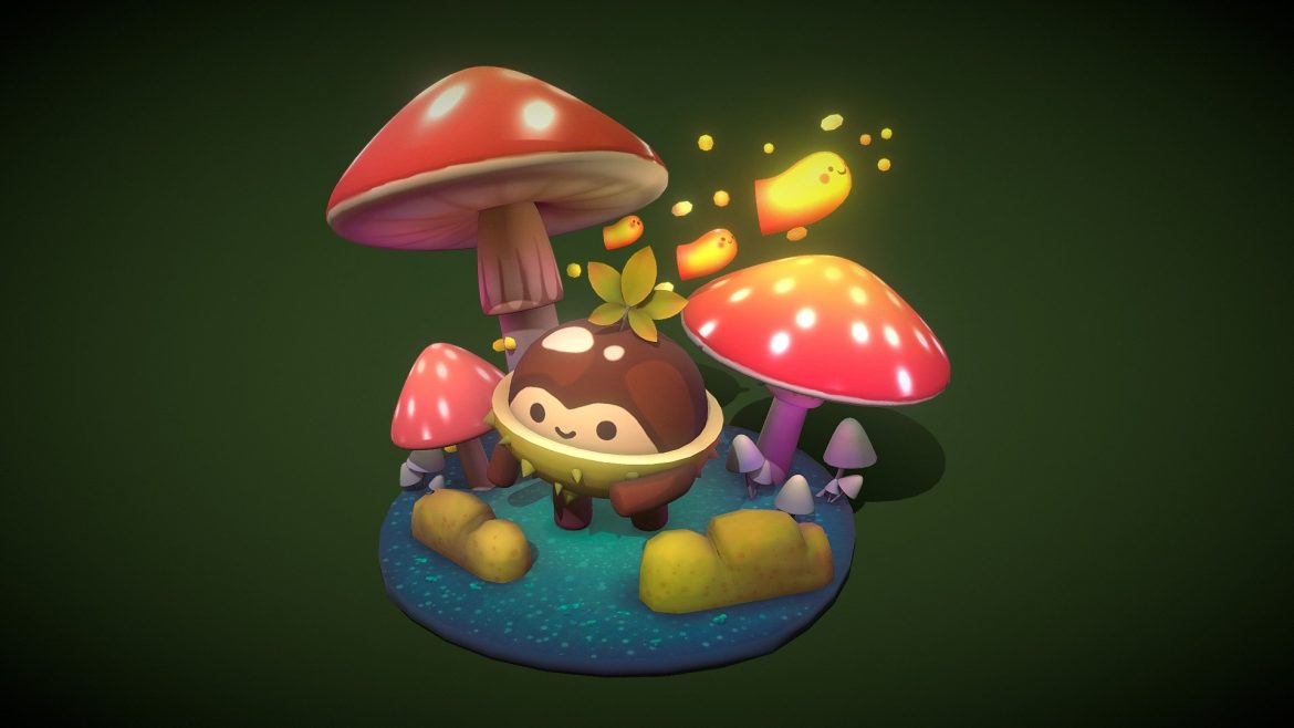 little chestnut 3d model