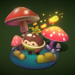 little chestnut 3d model
