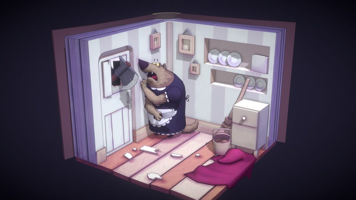 little red riding hood 3d model