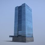 london buiding barclays 20churchillplace 3d model
