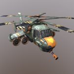 Low Poly Helicopter Chopper Pack