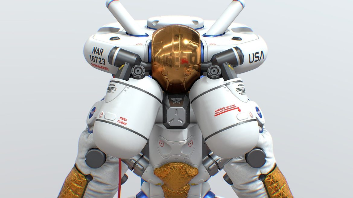 mantis nasa mech 2030 space program 3d model