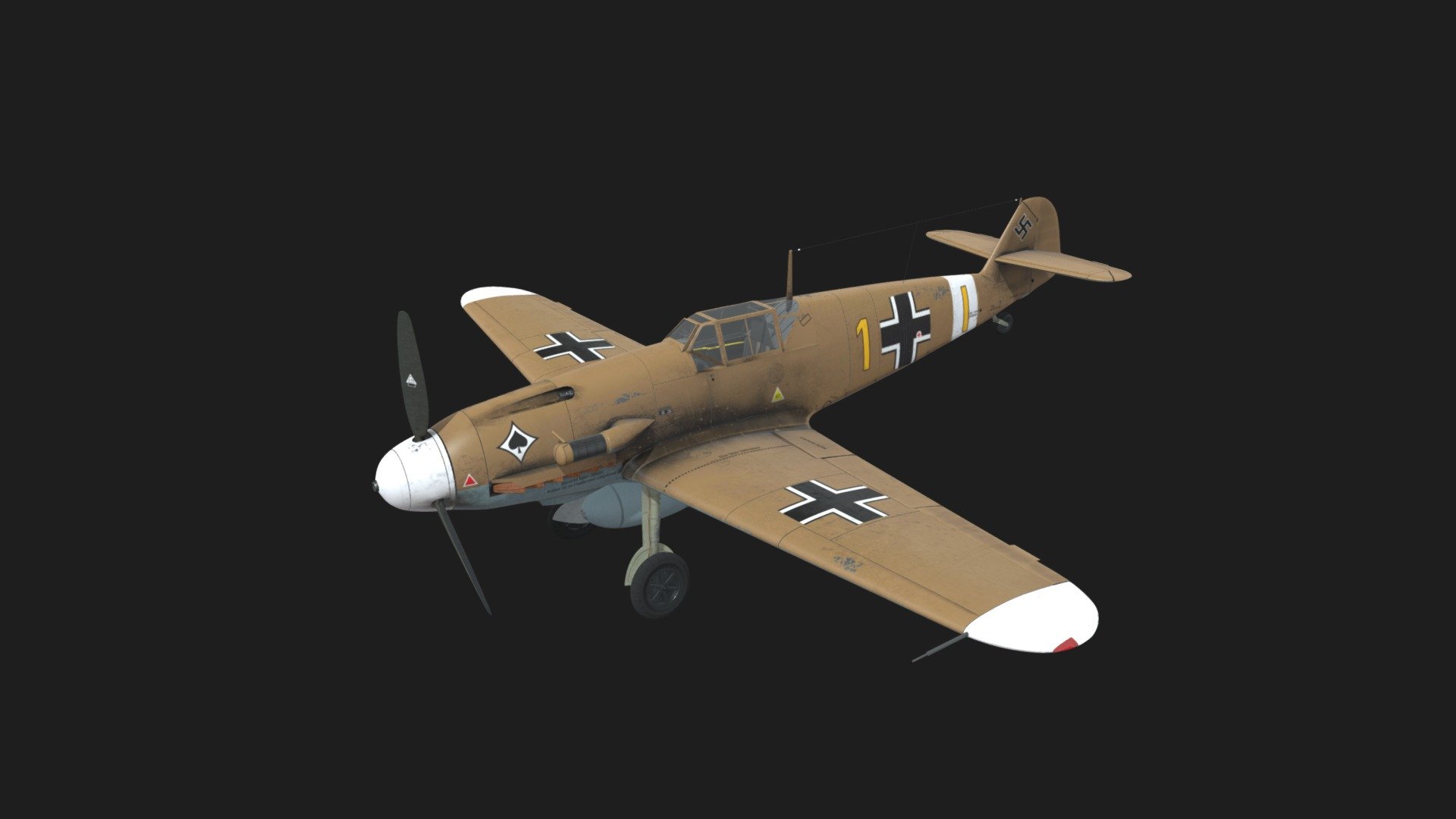 Messerschmitt Bf109F4 trop 9_JG53