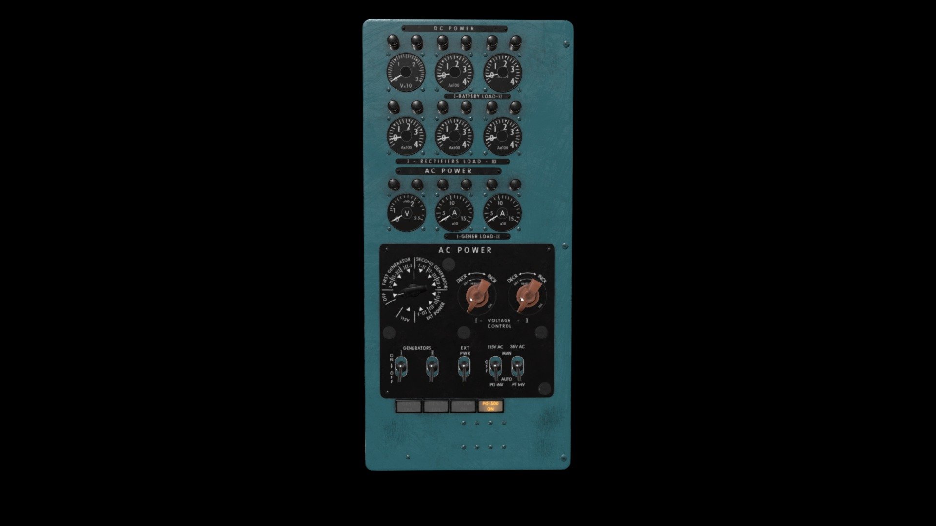 Mi-8MT Mi-17MT Power Panels Board English