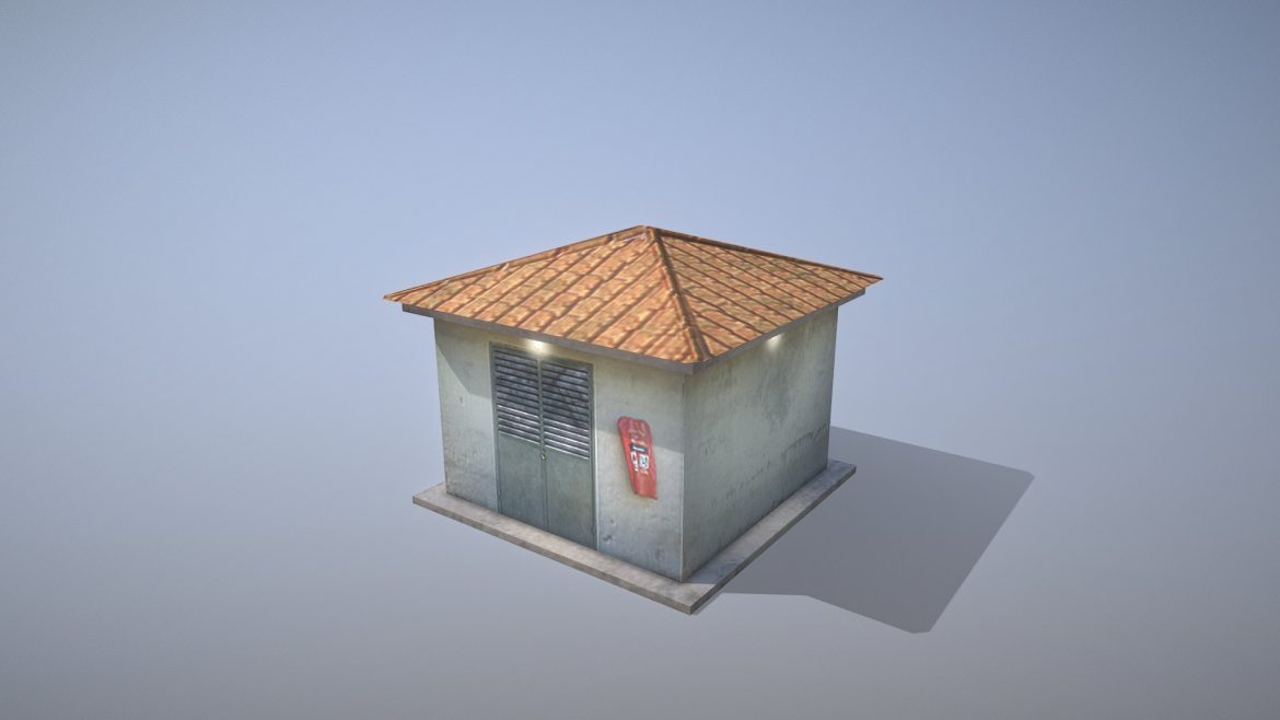 militarybase portovelho transformer 3d model
