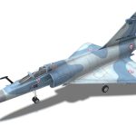 mirage 2000 jet fighter aircraft 3d model