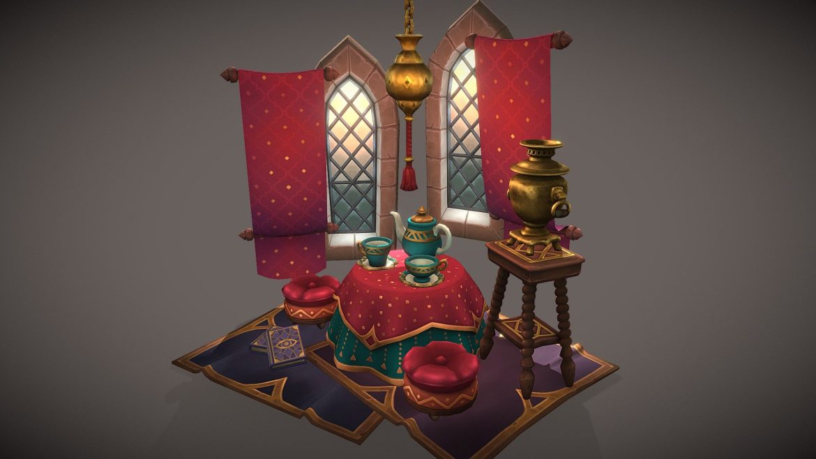 morning divination 3d model