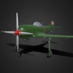 nakajima airplane 3d model