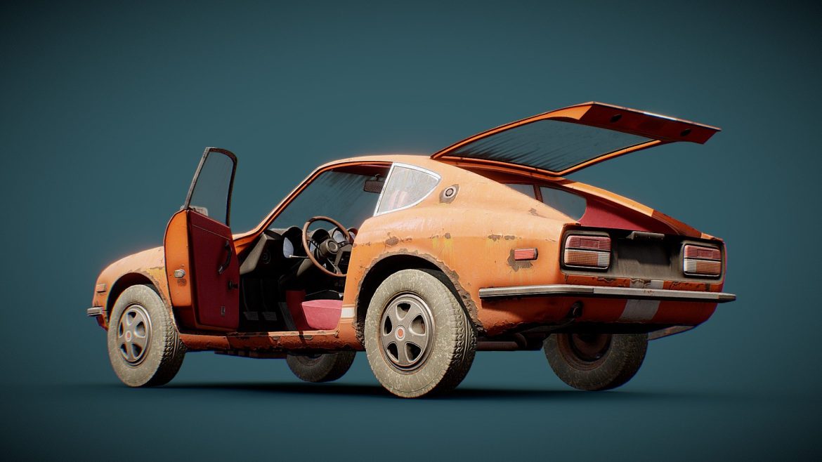 old coupe 3d model