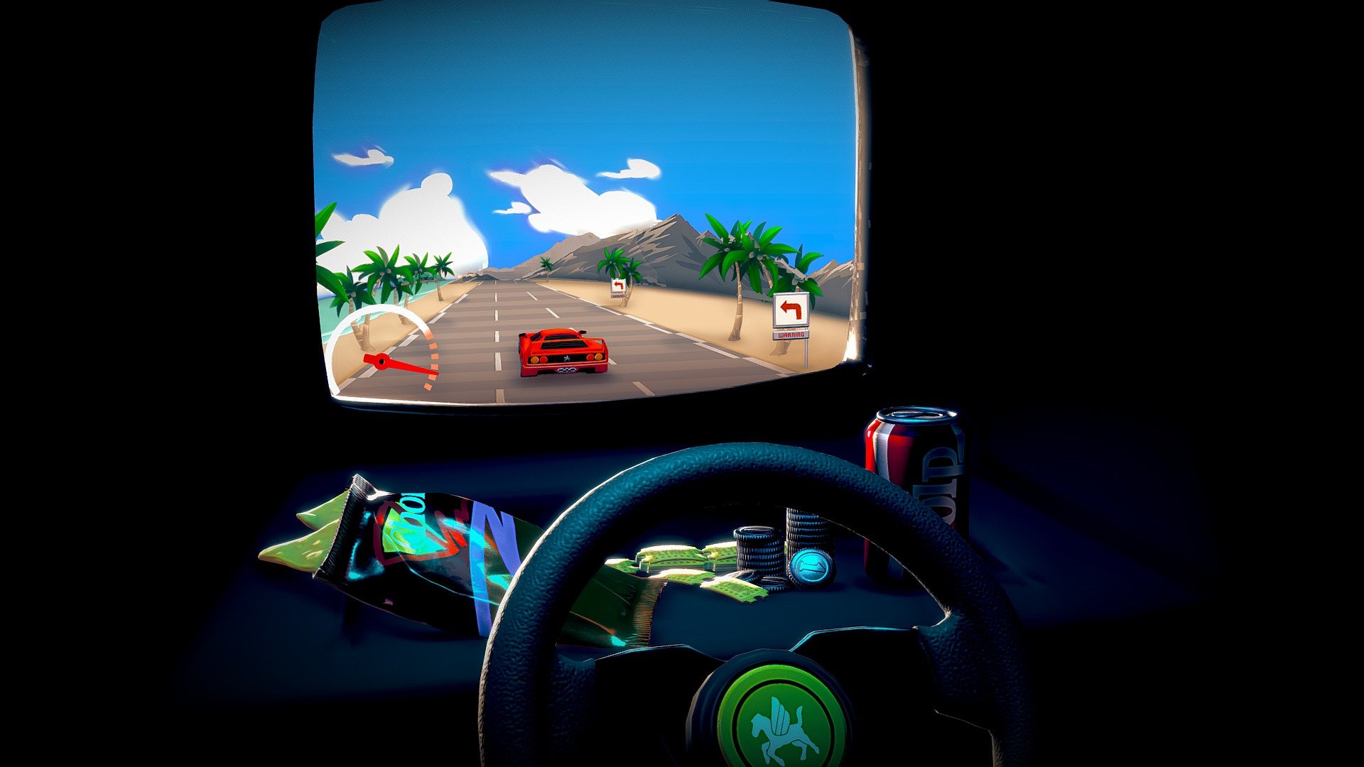 Outrun Arcade Machine