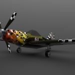 P51 Lowpoly
