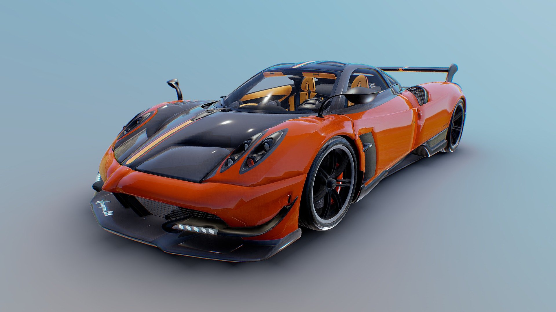 Pagani Huayra-bc Metallic Beryllium Orange
