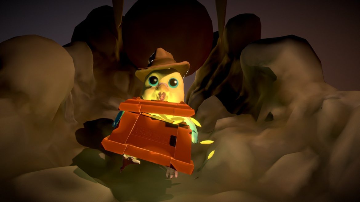 parrot jones saves himself and the treasure 3d model