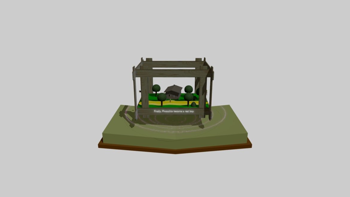 pinocchio storybookchallenge 3d model