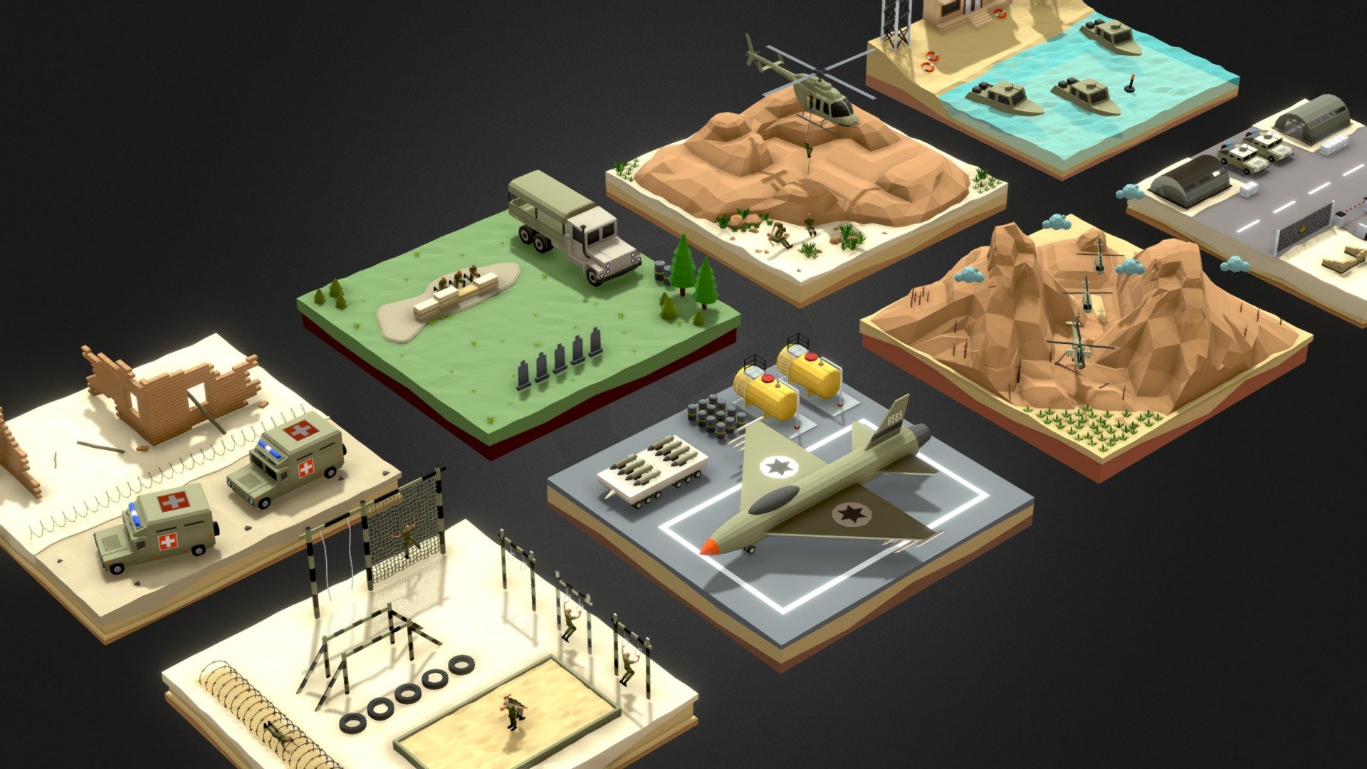 Polygon Military Combo Pack