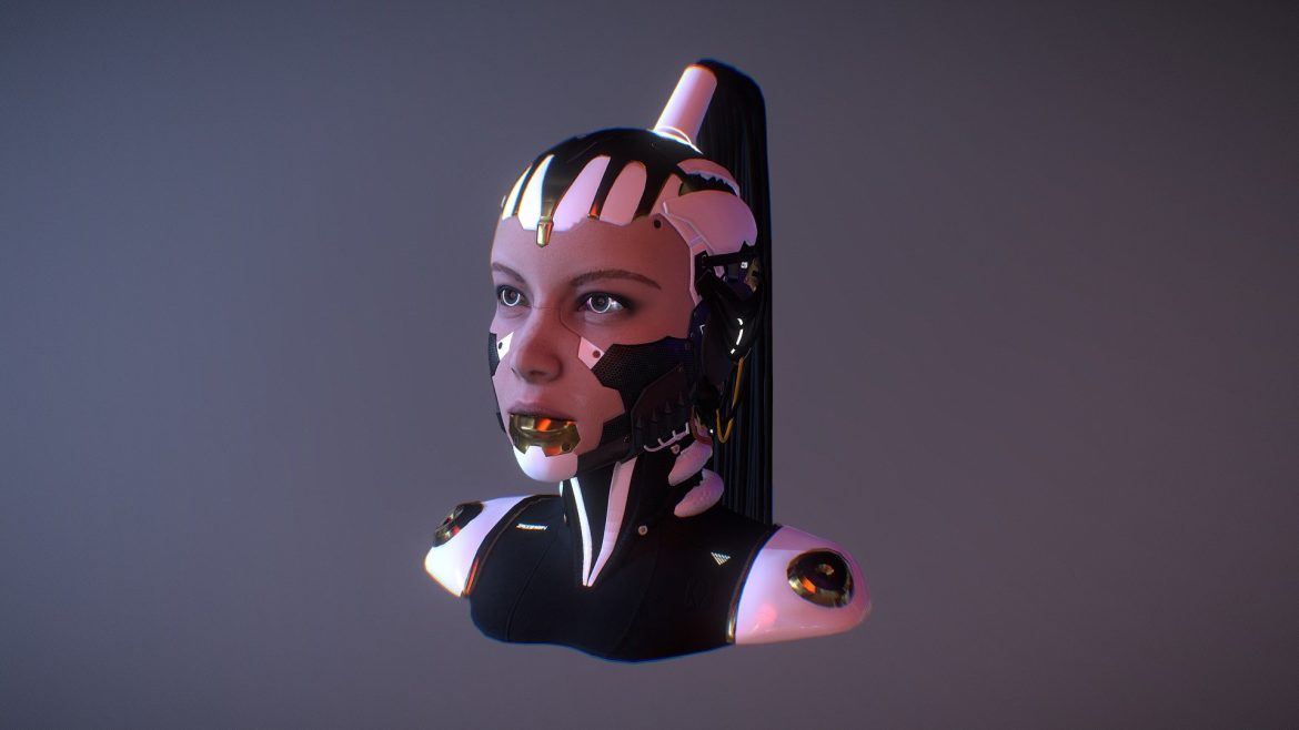 portrait from the future zerodesign 3d model