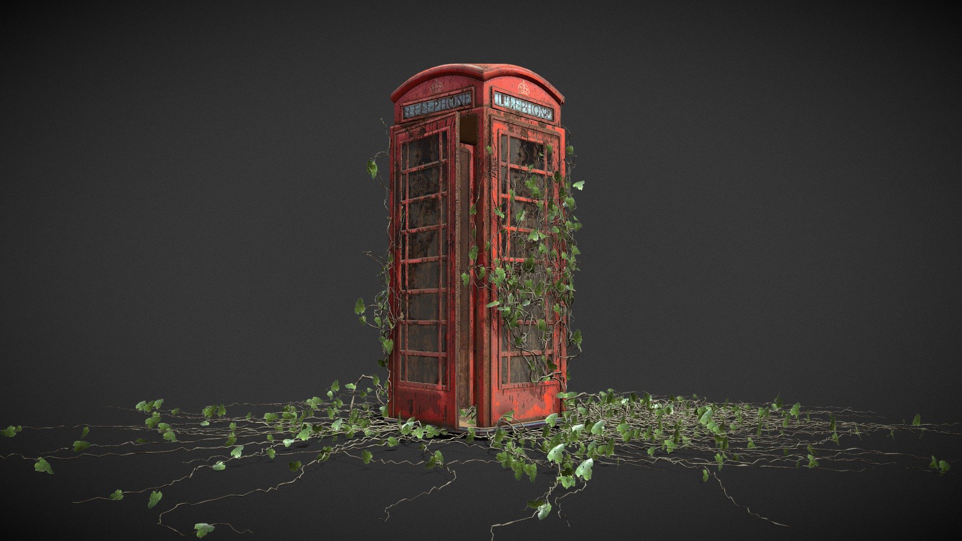 Post Apocalyptic Phone Booth