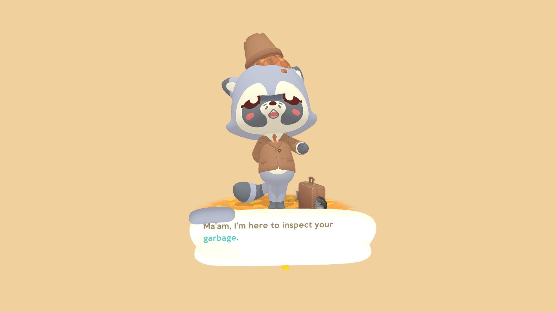 Pots the Raccoon