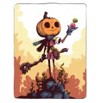 pumpkin mage 3d model