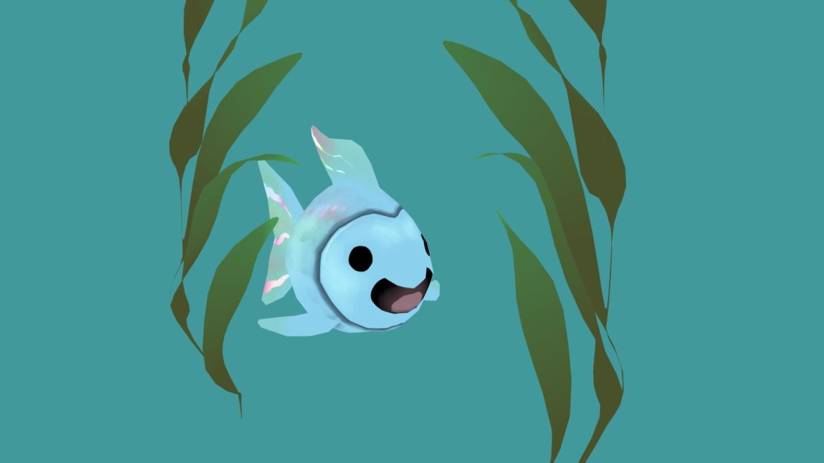 rainbow fish 3d model