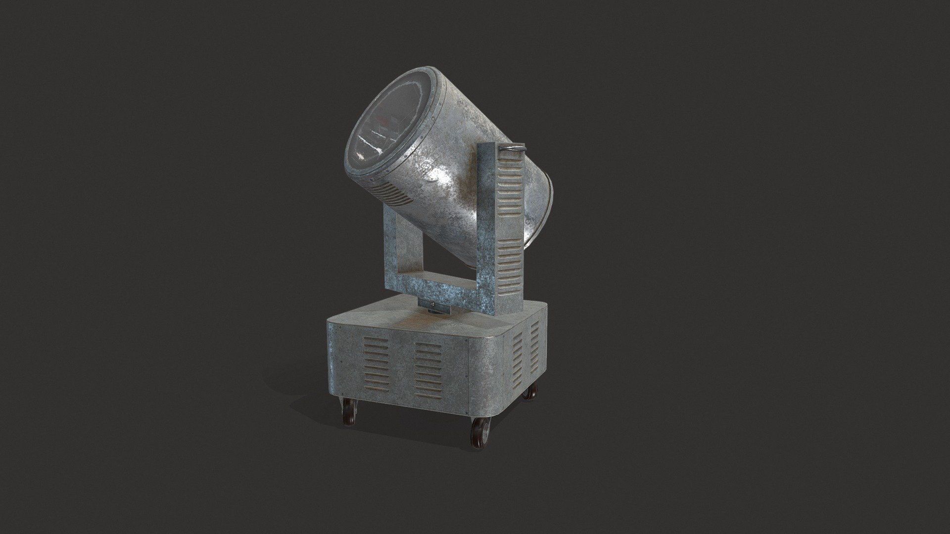 RIGED Searchlight 3d model