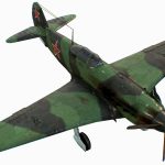 russian soviet fighter aircraft yakovlev yak 9 3d model