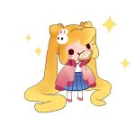 Sailormoon casual bun 🐰🌙